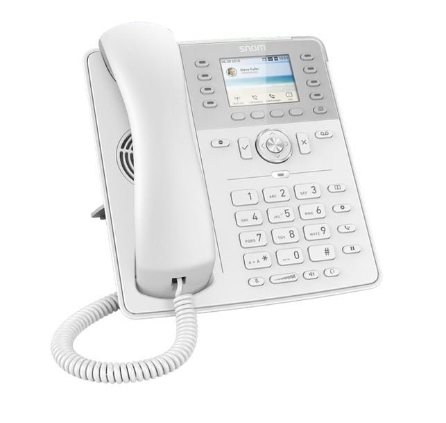 SNOM Telefon przewodowy VoIP SNOM D735 biaĹy