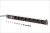 Digitus Listwa zasilająca PDU Rack 19" z zabezpieczeniem przeciążeniowym, 8 gniazd Schuko CEE 7/3 (45°), kabel 2m wtyk Unischuko, 16A, aluminiowa