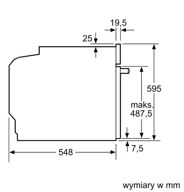Bosch Piekarnik AirFry HBG536EW4 biały