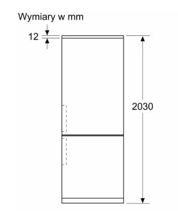 Bosch Chłodziarko-zamrażarka KGN39VXBT