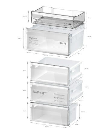 Bosch Chłodziarko-zamrażarka KGN39VXBT