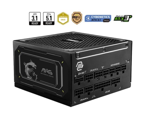 MSI Zasilacz A1000GL PCIE5  II 1000W 80PLUS GOLD