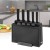 Feel-Maestro Zestaw noży + desek na podstawce MR-1412-BLACK