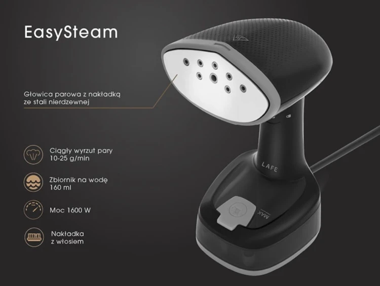 Lafe Parownica do ubrań EasySteam 1600W