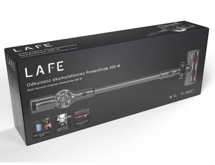 Lafe Odkurzacz bezprzewodowy BLDC PowerGlide 200W