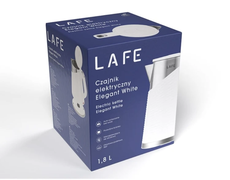 Lafe Czajnik elektryczny Elegant White