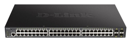 D-Link Przełącznik DGS-1250-52XMP 48GE PoE+ 4SFP+
