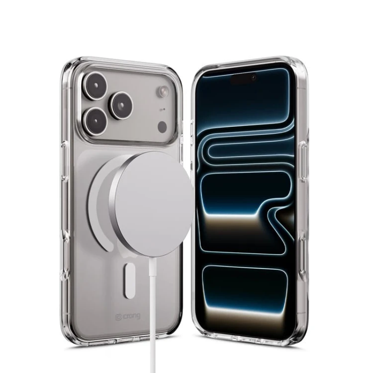 CRONG Etui Clear MAG Cover iPhone 17 Pro MagSafe Przezroczyste