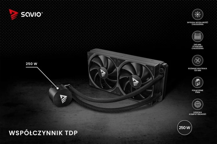 Savio Chłodzenie wodne NOX 240 mm