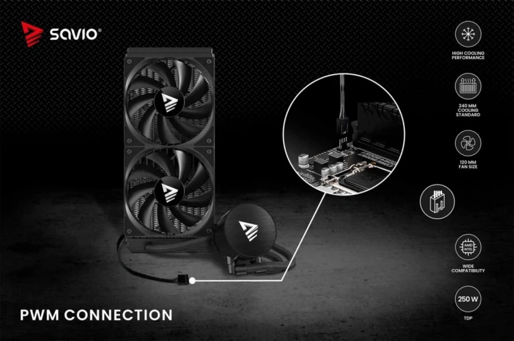 Savio Chłodzenie wodne NOX 240 mm