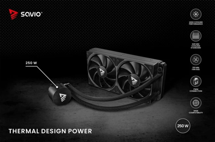 Savio Chłodzenie wodne NOX 240 mm