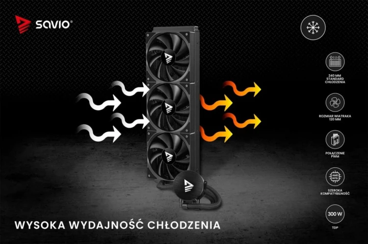 Savio Chłodzenie wodne NOX 360 mm