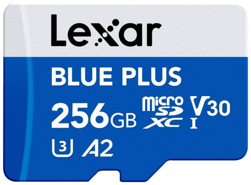 Lexar Karta pamięci microSD 256GB C10 A2 U3 V30 170MB/s Blue Plus