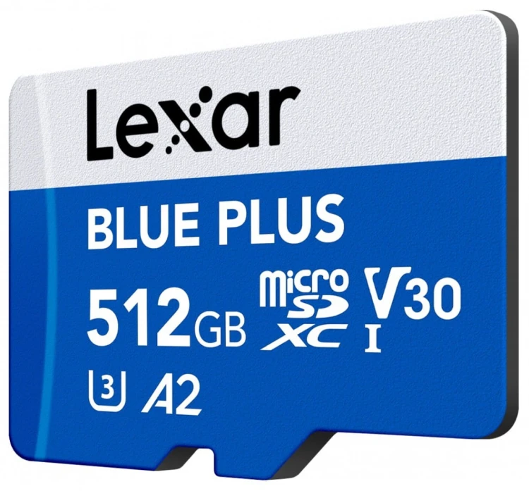 Lexar Karta pamięci microSD 512GB C10 A2 U3 V30 170MB/s Blue Plus