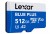 Lexar Karta pamięci microSD 512GB C10 A2 U3 V30 170MB/s Blue Plus