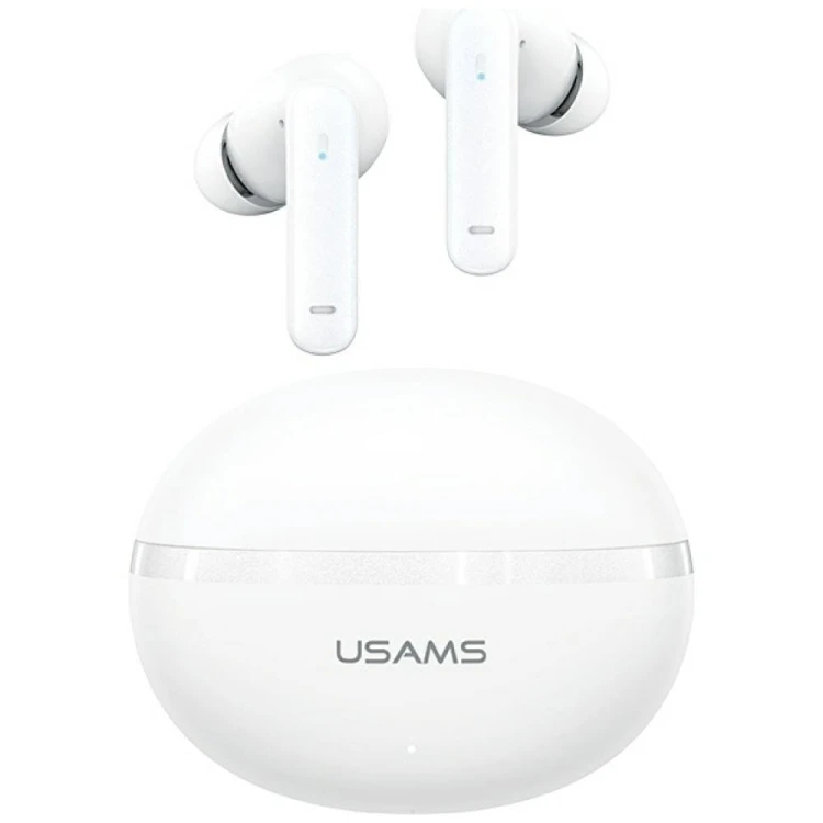 USAMS Słuchawki bluetooth TWS E02 ANC+ENC white