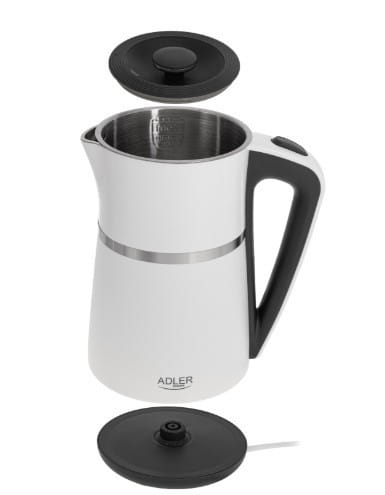 Adler Czajnik 1.7l biały AD 1355w