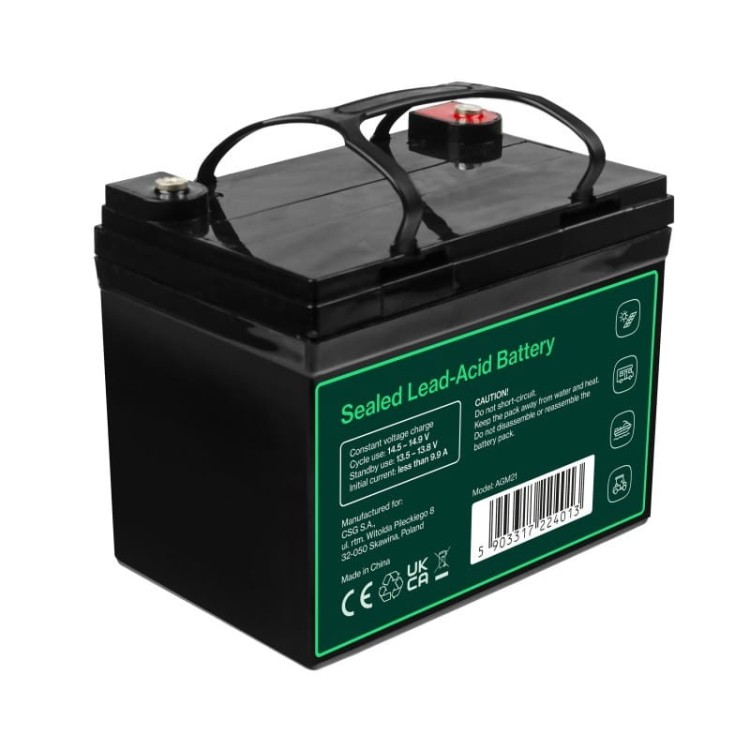 Green Cell Akumulator AGM VRLA 12V 33Ah IP54