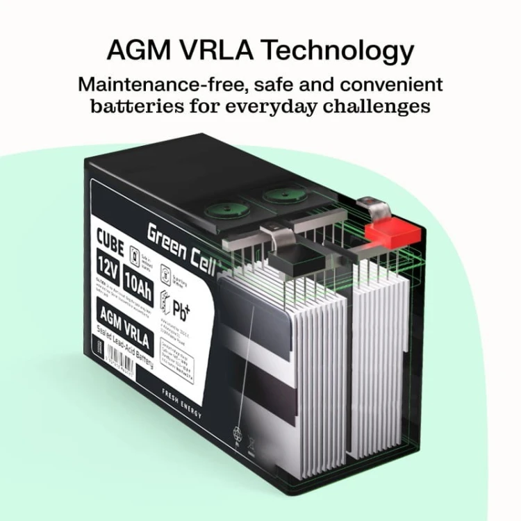 Green Cell Akumulator AGM VRLA 12V 75Ah IP54