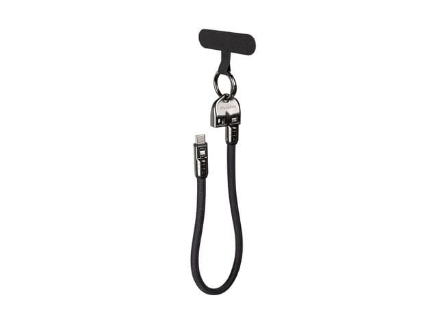 Lanberg Kabel USB-C M/M SMYCZ/BRELOK 0.3M 240W czarny