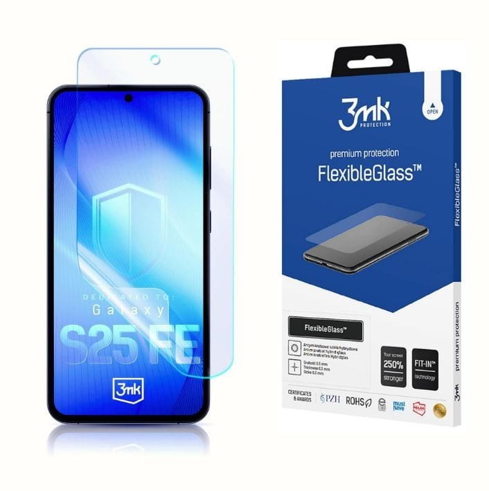 3MK Szkło hybrydowe flexibleglass Samsung S25 FE