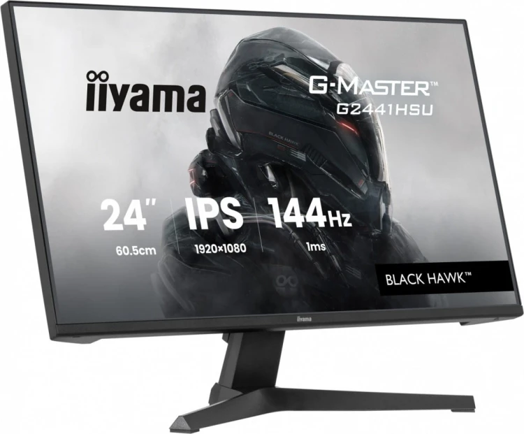 IIYAMA Monitor 23,8 cala G2441HSU-B1 IPS,FHD,144Hz,1ms,2xUSB,350cd,HDMI,DP