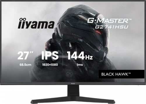 IIYAMA Monitor 27 cali G2741HSU-B1 IPS,FHD,144Hz,1ms,2xUSB, 350cd,HDMI,DP