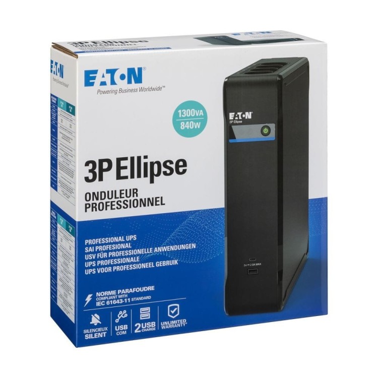 Eaton Zasilacz awaryjny 3P Ellipse 1300 USB IEC 3P1300UI