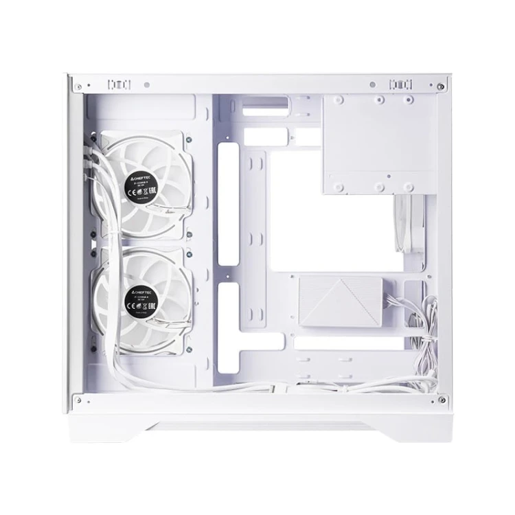 Chieftec Obudowa VISIO GM-30W-T G-OP 6xwentylator ARGB biała