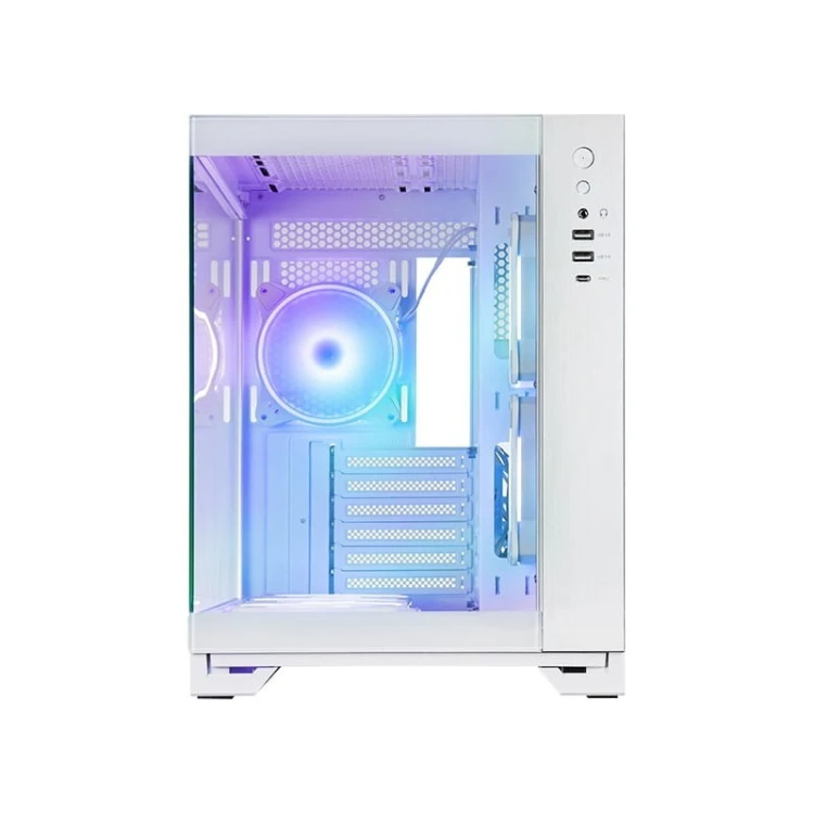 Chieftec Obudowa VISIO GM-30W-T G-OP 6xwentylator ARGB biała