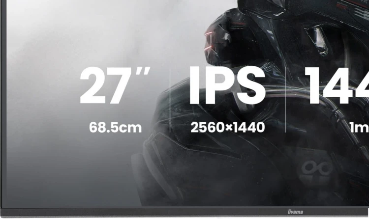 IIYAMA Monitor 27 cali GB2741QSU-B1 IPS,QHD,144Hz,1ms,2xUSB,                Adaptive G-SYNC,HDMI,DP,350cd, HAS (150) PIVOT