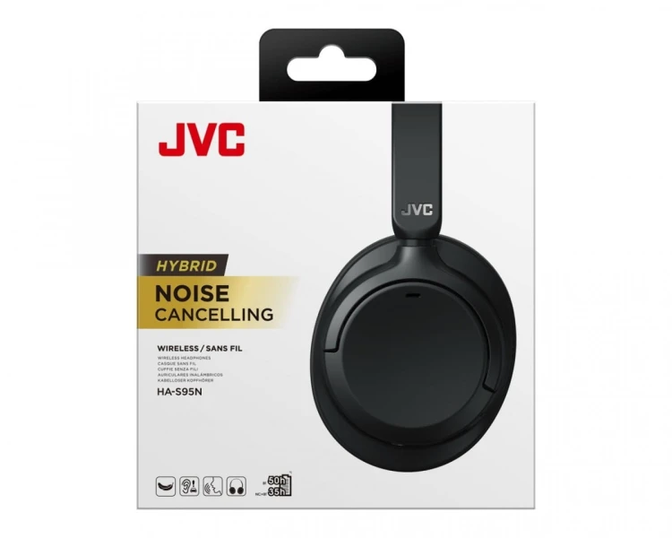 JVC Słuchawki bezprzewodowe HA-S95N-B-U czarne