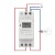 Qoltec Elektroniczny programator czasowy TIMER na szynę DIN z wbudowanš bateriš | harmonogram 7 dni | 16 programów