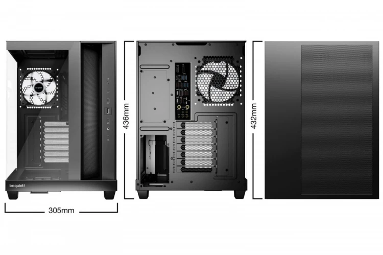 Be quiet! Obudowa Light Base 500 LX Black