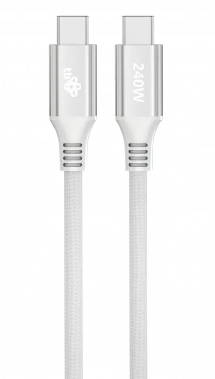 TB Kabel USB C - USB C 1m 240W biały