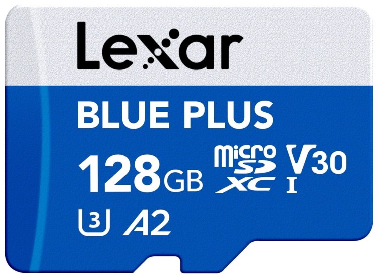 Lexar Karta pamięci microSD 128GB C10 A2 U3 V30 170MB/s Blue Plus