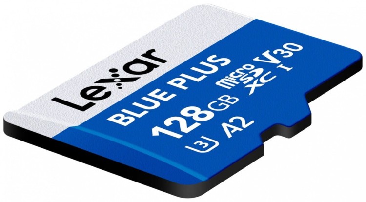 Lexar Karta pamięci microSD 128GB C10 A2 U3 V30 170MB/s Blue Plus