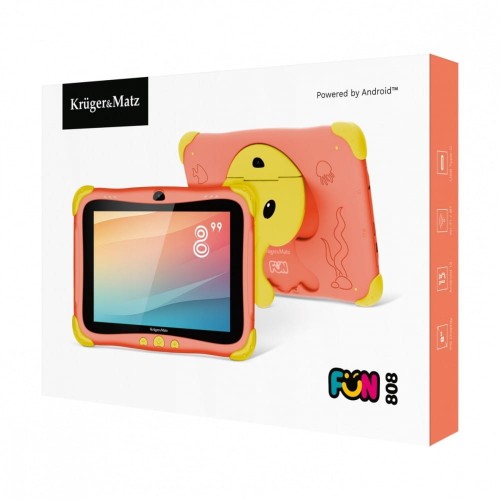 Kruger &amp; Matz Tablet dla dzieci FUN 808 Czerwony
