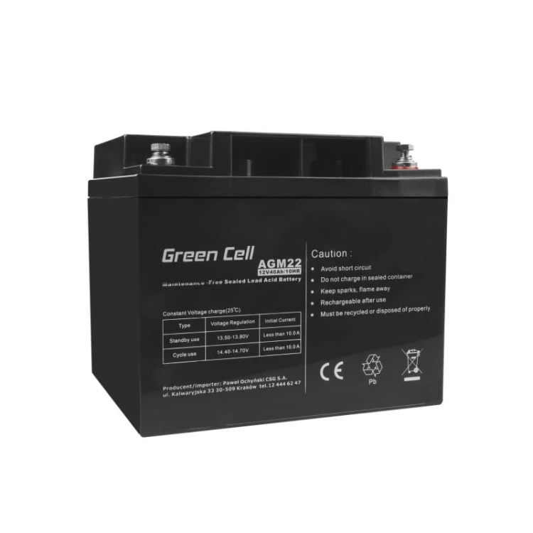Green Cell Akumulator AGM 12V 40Ah