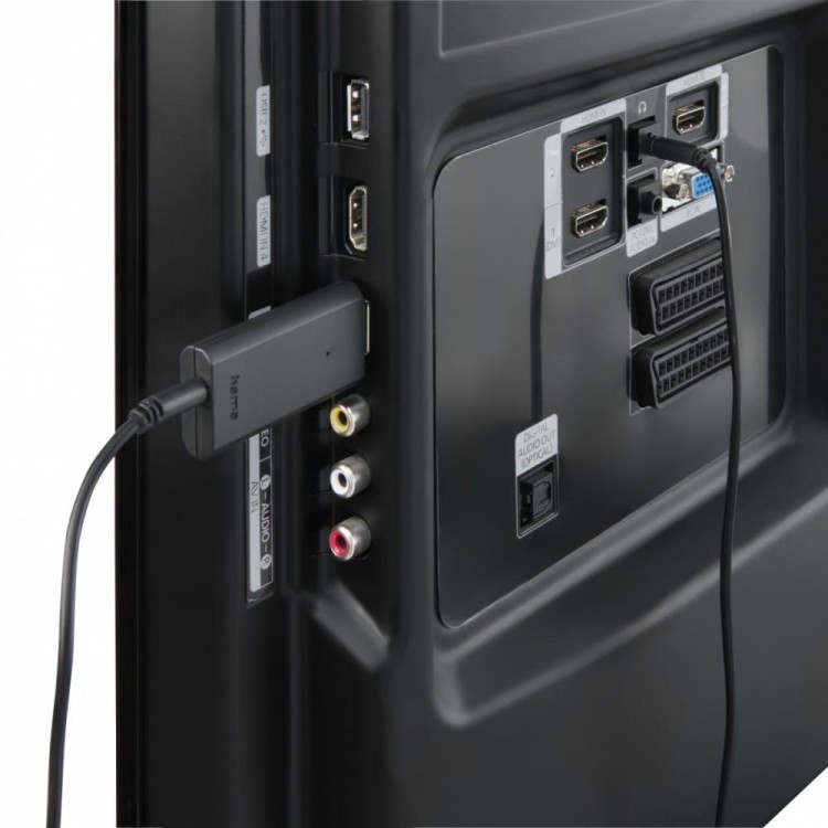 Hama Słuchawki nauszne bezprzewodowe TV czarne