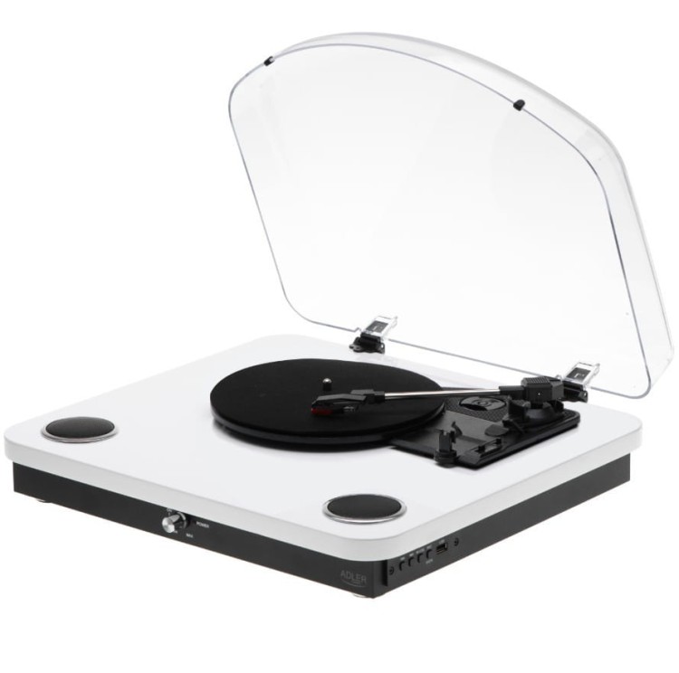 Adler Gramofon AD1914 Biały USB Bluetooth