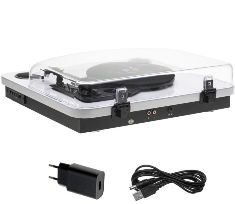 Adler Gramofon AD1914 Biały USB Bluetooth