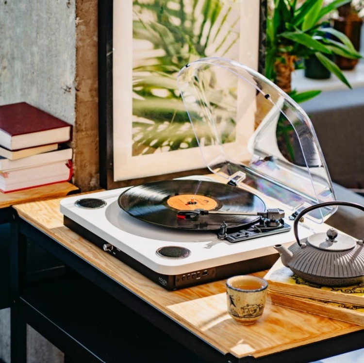 Adler Gramofon AD1914 Biały USB Bluetooth
