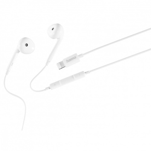 Hama Słuchawki douszne Glow z mikrofonem lightning