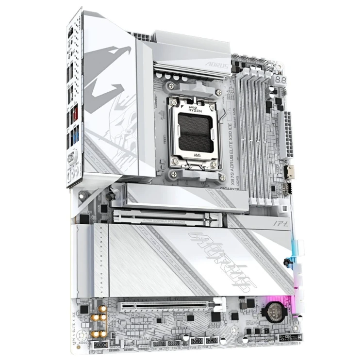 Gigabyte Płyta główna X870 AORUS ELITE X3D ICE AM5 4DDR5 HDMI ATX