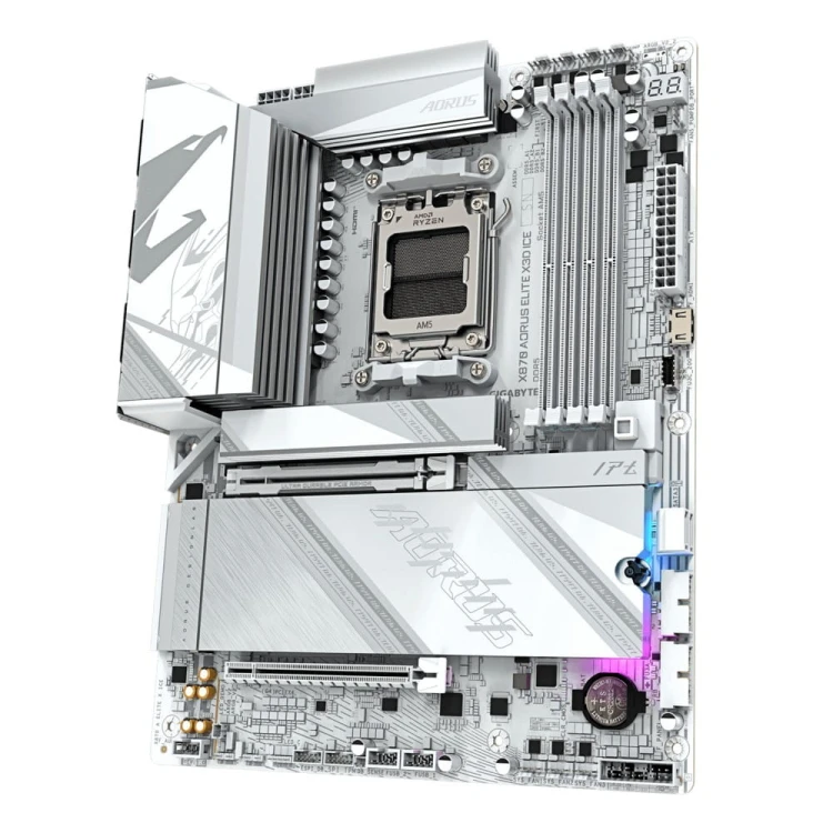 Gigabyte Płyta główna X870 AORUS ELITE X3D ICE AM5 4DDR5 HDMI ATX