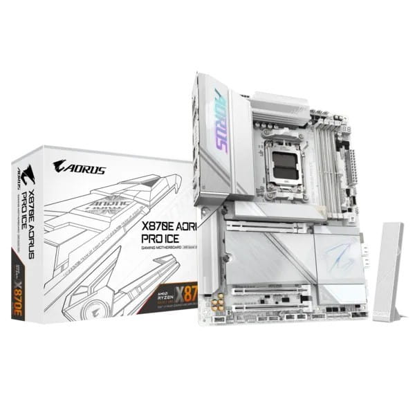 Gigabyte Płyta główna X870E AORUS PRO ICE AM5 4DDR5 HDMI/USB-C ATX