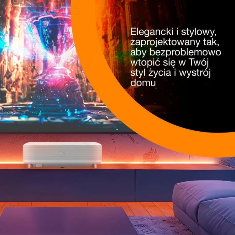 Epson Projektor EH-LS670W 3LCD KD 4KUHD/3600L/5m:1/16:9/biały