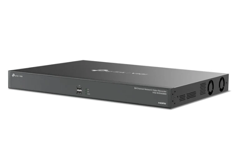 TP-LINK Rejestrator VIGI 64 H.265+/H.265/H.264+/H.264, Up to 8MP resolution, RX/TX-320Mbps/320Mbps, 32MP Decoding Capability VIGI NVR4064H