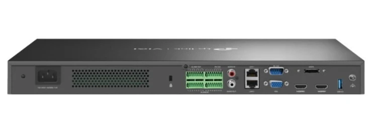 TP-LINK Rejestrator VIGI 64 H.265+/H.265/H.264+/H.264, Up to 8MP resolution, RX/TX-320Mbps/320Mbps, 32MP Decoding Capability VIGI NVR4064H